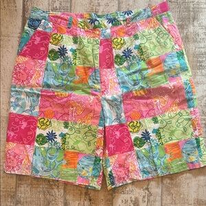 Lilly Pulitzer Patchwork Bermuda Shorts